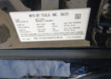 2023 Tesla Model S from USA, damaged, VIN 5YJSA1E64PF518519